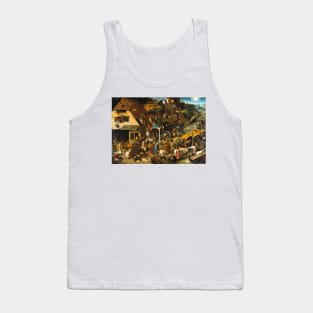 Netherlandish Proverbs - Pieter Bruegel the Elder Tank Top